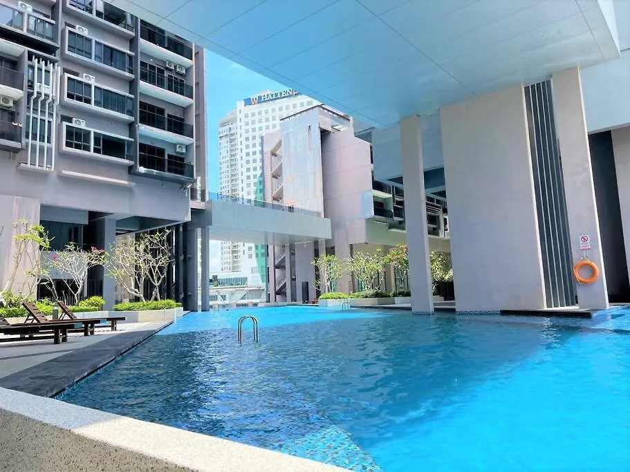 New Imperio Studio 2Pax-Sea-View Melaka-Bathub