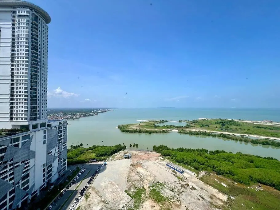 Daire New Imperio Studio 2Pax-Sea-View Melaka-Bathub