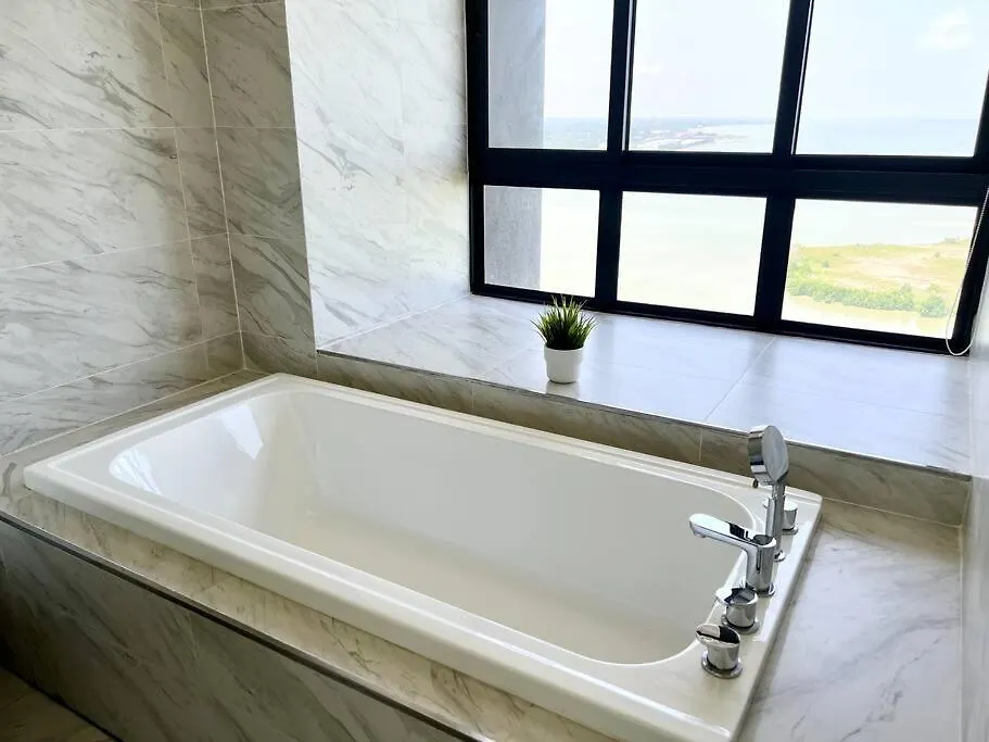 New Imperio Studio 2Pax-Sea-View Melaka-Bathub Malaisie