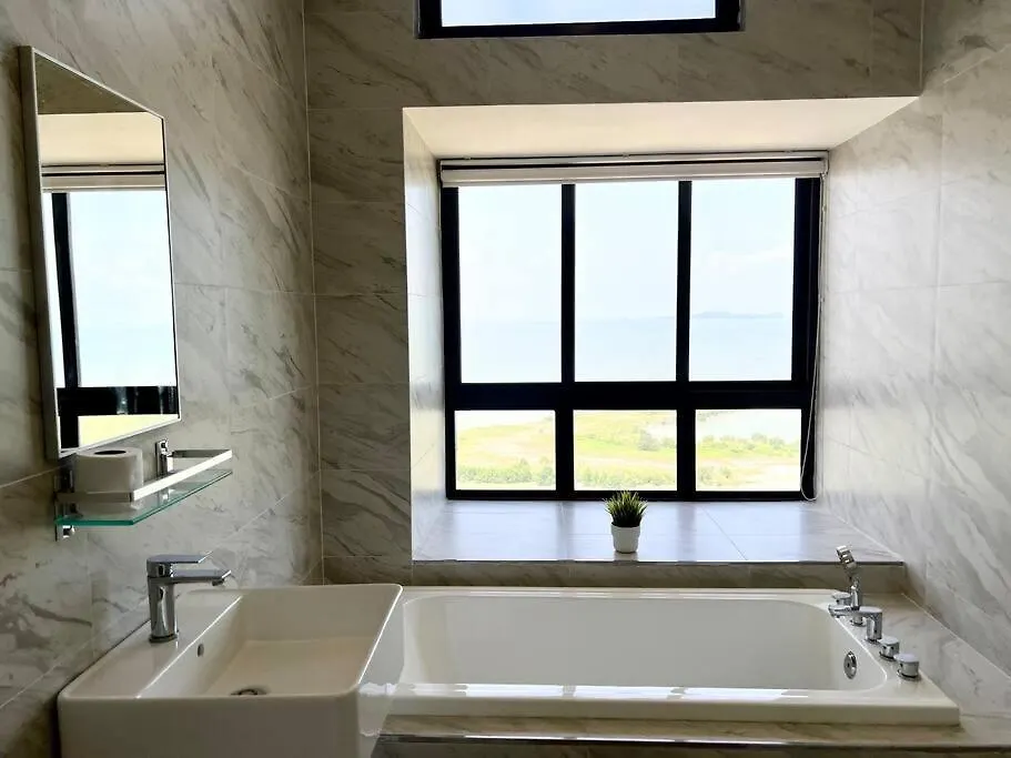 Appartement New Imperio Studio 2Pax-Sea-View Melaka-Bathub